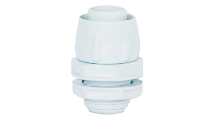 Dławik do rury elastycznej GUS fi 16 mm / MG20 szary IP65