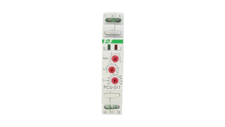 Przekaźnik czasowy 1P 8A 0,1sek-576h 12-264V AC/DC wielofunkcyjny PCU-511UNI