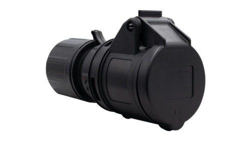 Gniazdo przenośne 16A 3P 200V-250V /FE/ IP44 czarne