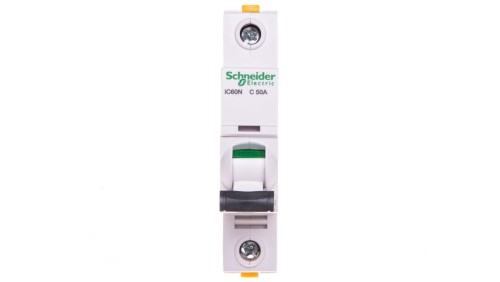 Wyłącznik nadprądowy 1P C 50A 6kA AC iC60N-C50 Acti9 A9F04150