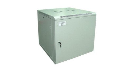 Szafa 19 wisząca PILO 12U 600x600 RAL7035 drzwi metalowe RAL7035