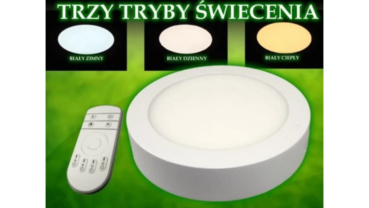 Panel LED Winter 12W 230V WW+DW+CW dimmable+pilot