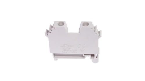 Złączka szynowa 2-przewodowa 6mm2 szary V0 ZUG-6 A11-A338