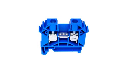 Złączka szynowa 2-przewodowa 6mm2 niebieski V0 ZUG-6 A11-A336