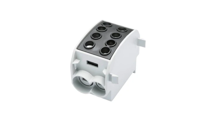 Blok rozdzielczy-odgałęźny Al/Cu SCB 70 (80310) SIMBLOCK jednobiegunowy 70mm2 czarny 81508007