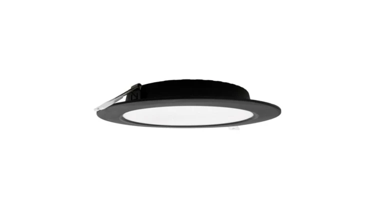 Oprawa downlight P/T okrąg 18W 1980lm 4000K czarny DL-1 EC20465