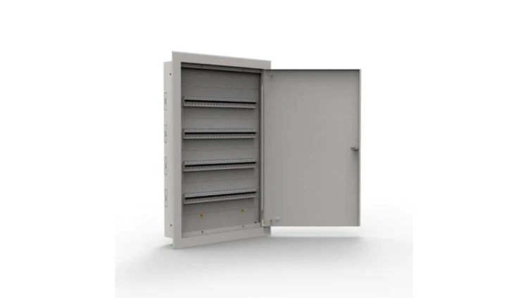 Rozdzielnica natynkowa metalowa 96 modułowa 4x24 544x836x130 RAL9003 IP30 MN96/4/24