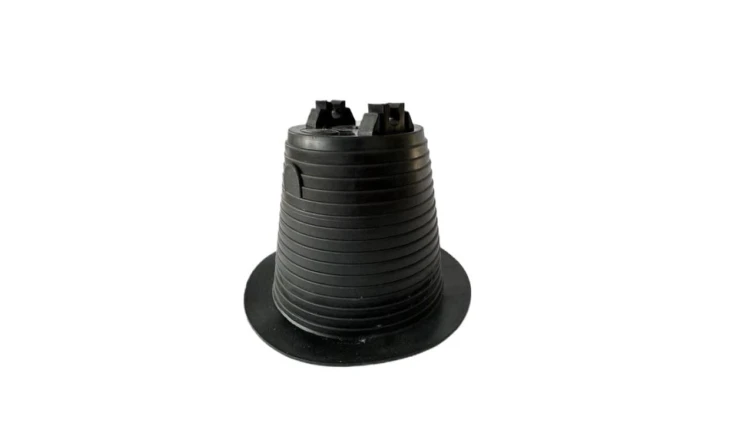Uchwyt betonowy w tworzywie do prowadzenia drutu odgromowego H=11cm KM50.11