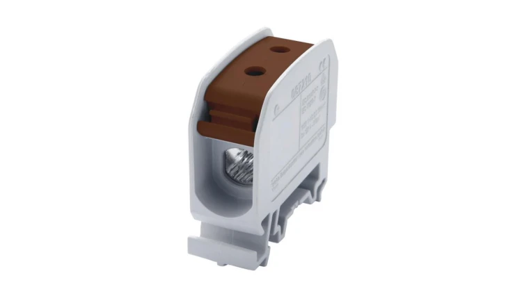 Złączka szynowa gwintowa 35mm2 Al/Cu STB 35 (87210) SIMBLOCK brązowy 81011015
