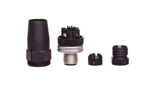 Złącze wtykowe męskie M12 proste metalowe XZCC12MDM40B