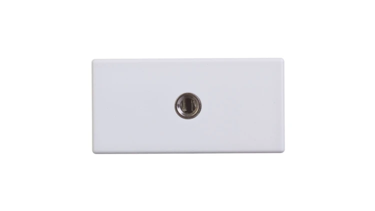 Simon Connect Gniazdo K45/2 audio żeńskie 3,5mm stereo mini-jack czysta biel K123B/9