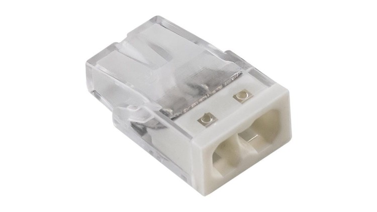 Szybkozłączka 2x 2,5mm2 biała E.4180T /100szt./