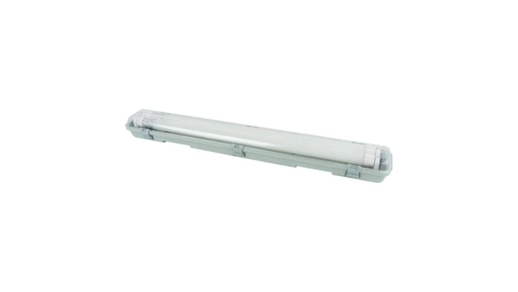 ZESTAW oprawa hermetyczna + 2x tuba LED 60cm 6500K 9W 900lm