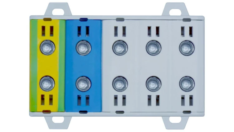 Listwa zaciskowa pięciopolowa 5x50 mm2 (3P+N+PE ) GEP-00108