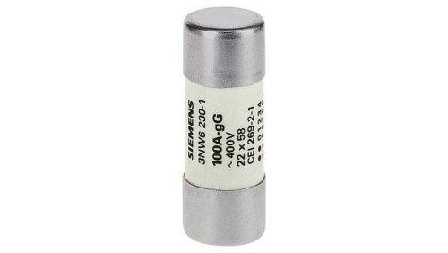 Wkładka bezpiecznikowa cylindryczna gG NFC 22x58mm 690V AC 50A bez wskaźnika 3NW6220-1