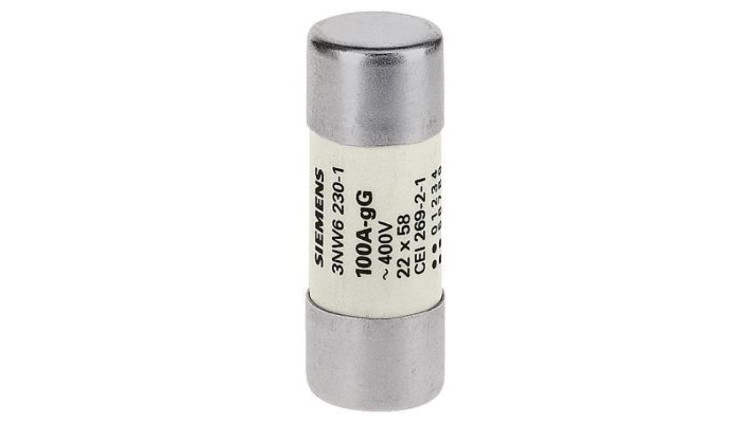 Wkładka bezpiecznikowa cylindryczna gG NFC 22x58mm 690V AC 50A bez wskaźnika 3NW6220-1