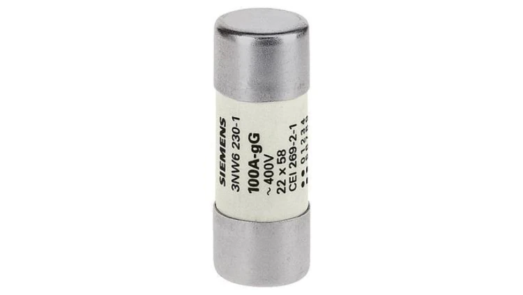 Wkładka bezpiecznikowa cylindryczna gG NFC 22x58mm 690V AC 25A bez wskaźnika 3NW6210-1