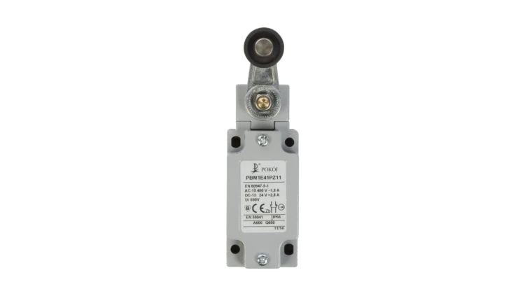 Wyłącznik krańcowy metal 1R 1Z migowy dźwignia z rolką z tworzywa Ø22 PBM1E41PZ11 A37-3480
