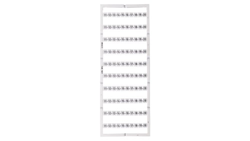 Oznaczniki Mini-WSB 10x 11-20 biały 248-503 /5szt./