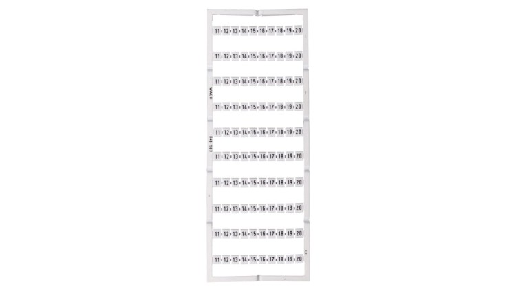 Oznaczniki Mini-WSB 10x 11-20 biały 248-503 /5szt./