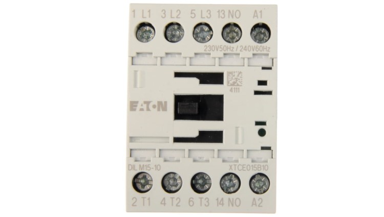 Stycznik mocy 15A 3P 230V AC 1Z 0R DILM15-10 (230V50HZ,240V60HZ) 290058