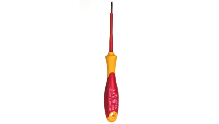 Wkrętak płaski 1000V, 2.5 x 75 mm, CrMo