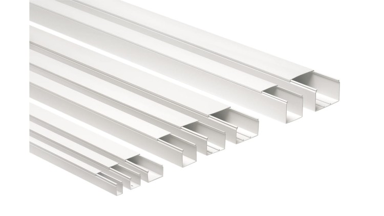 Kanał kablowy z pokrywą CP 80x60 biały /2m/ ECCP8060B