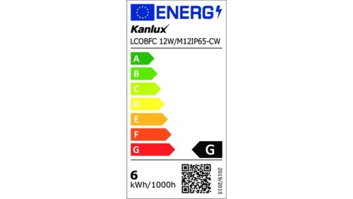 Wąż świetlny LCOBFC 12W/M12IP65-CW 1080lm/m 6500K IP65 rolka 5mb dowolne cięcie Ra90 3 lata Gwarancji 39436
