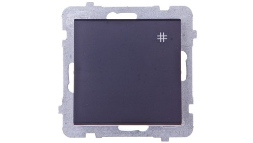 SONATA Łącznik krzyżowy czarny metalik ŁP-4R/m/33