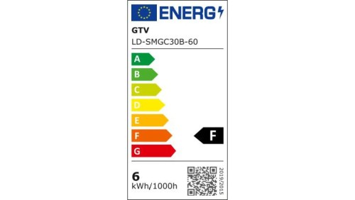 Żarówka LED E14 C30 6W 470lm 3000K AC180-250V 160st. LD-SMGC30B-60