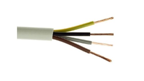 Przewód warsztatowy H05VV-F (OWY) 4x1 żo czarny /100m/