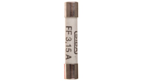 Wkładka aparatowa 6,3x32mm 3,15A FF /bardzo szybka/ 500V 006710135