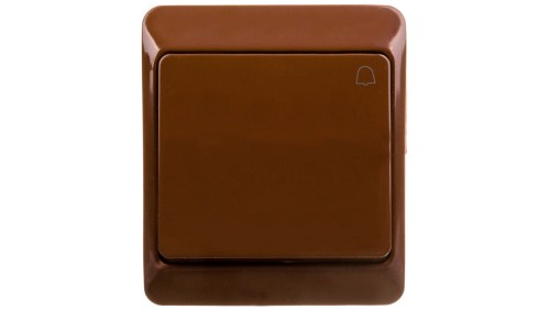 Hermes łącznik przycisk hermetyczny dzwonek 10A IP44 brązowy 0337-06