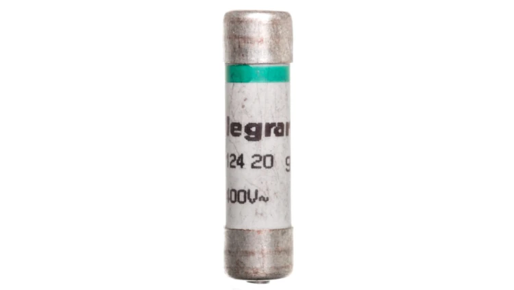 Wkładka bezpiecznikowa cylindryczna 8,5x31,5mm 20A 400V /z sygnalizacją/ 012420