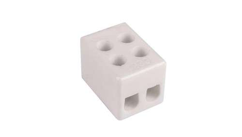 Złączka gwintowa porcelanowa szkliwiona 2,5 mm² 2 tory CPO 2-2.5 80016516