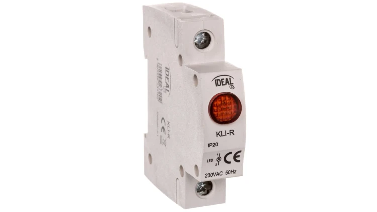 Lampka modułowa 1-fazowa czerwona LED KLI-R 230V AC 23320