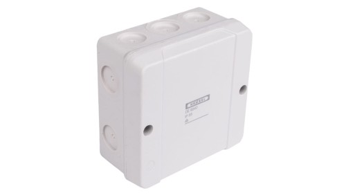 Puszka n/t hermetyczna pusta 98x98x52mm IP55 szara DE9340 62000267