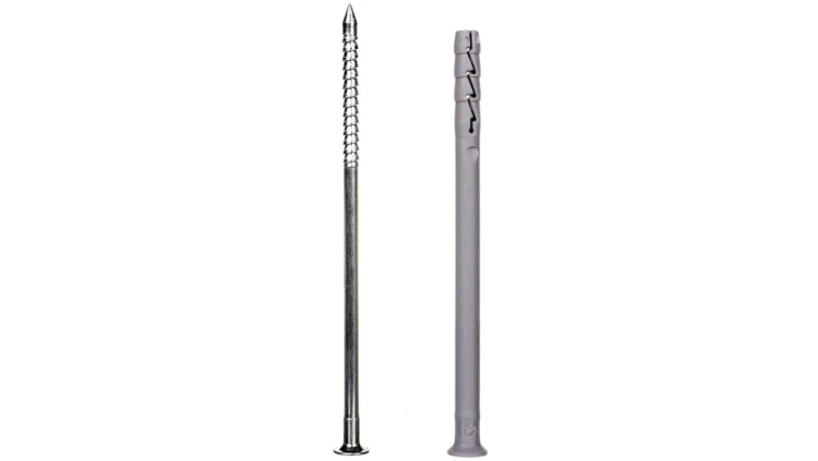 Kołek wbijany nylonowy szybkiego montażu z lejkiem Koelner FX-08L120 8 × 120 mm /opakowanie kartonowe 50 szt./