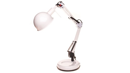 Lampka biurkowa max 10W LED E14 IP20 II klasa PIXA KT-40-W biały 19300