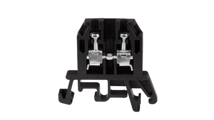 Złączka szynowa 2-przewodowa 2,5mm2 czarny V2 ZUG-G2.5 A11-0073