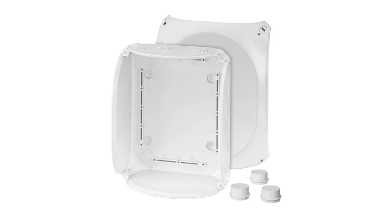 Puszka odgałęźna 255x205x112 bez zacisków IP66 szara DK 2500 GZ 62000161
