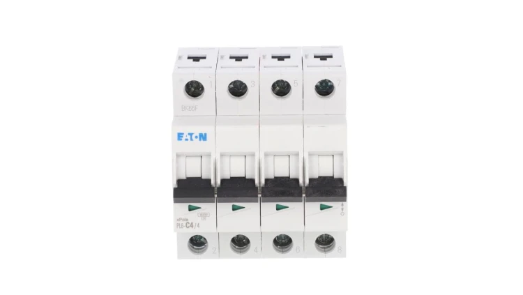 Wyłącznik nadprądowy 4P C 4A 6kA AC PL6-C4/4 166527