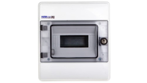 Rozdzielnica modułowa 1x8 podtynkowa IP65. RHp-8/Z (z zamkiem) 36.809
