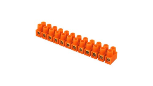 Listwa zaciskowa 12-torowa 6,0mm2 pomarańczowy 24658