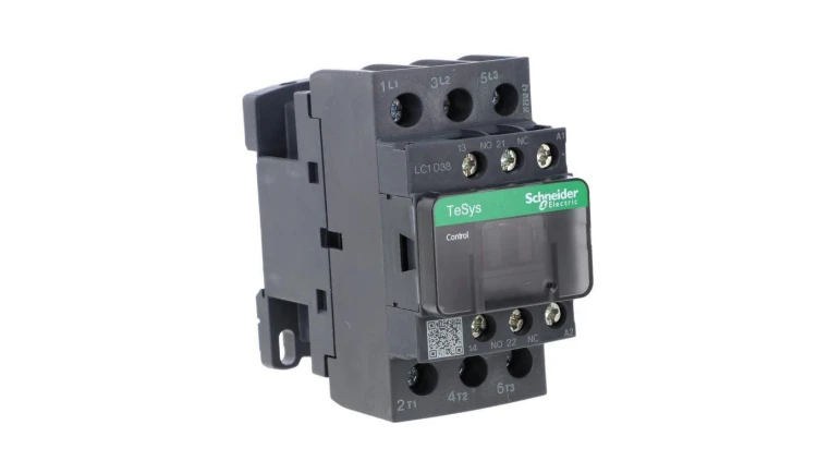 TeSys Deca Stycznik mocy 38A 3P 110V AC 1Z 1R LC1D38F7