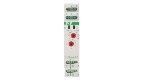 Przekaźnik czasowy 2Z 8A 1-1000sek 230V AC, 24V AC/DC gwiazda-trójkąt PCG-417DUO
