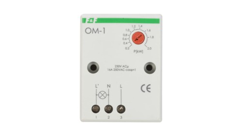 Ogranicznik poboru mocy 16A 30sek OM-1