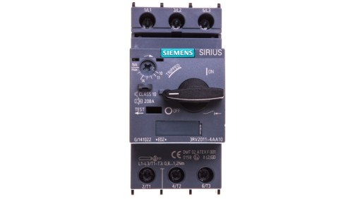 Wyłącznik silnikowy 3P 7,5kW 11-16A S00 3RV2011-4AA10