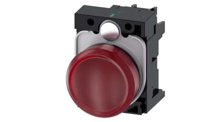 Lampka sygnalizacyjna kompletna 22mm czerwona LED 24V AC-DC tworzywo przył śrubowe SIRIUS ACT 3SU1102-6AA20-1AA0