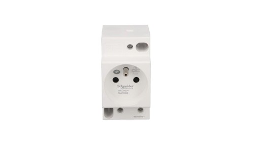 Gniazdo modułowe serwisowe 2P+Z 16A 250V na szynę iPC A9A15306